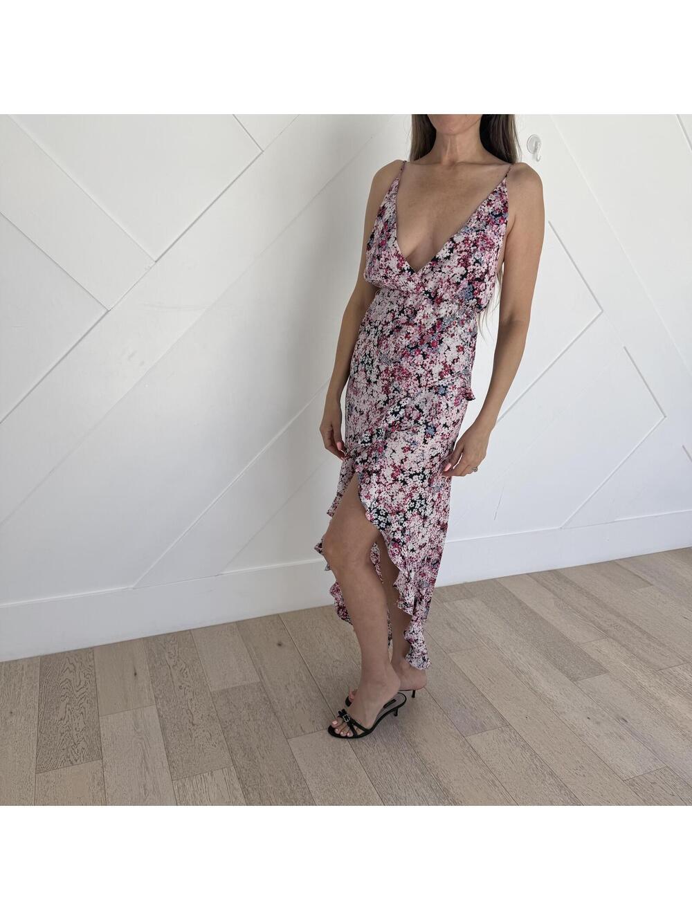 Michael Costello x Revolve Floral Slip Dress Size XXS